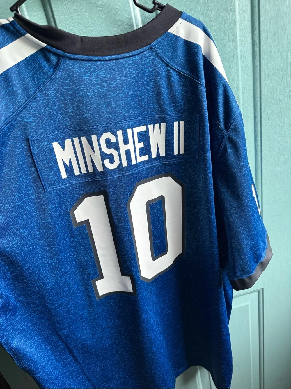 NFL Colts #10 Football Jersey with White Accents